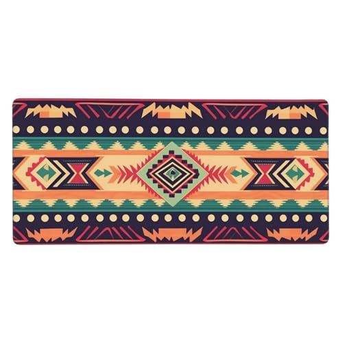 Grand tapis de souris de jeu avec motif style sud-ouest chic