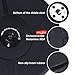 Mugig Drum Practice Pad 12 inch,Classic Stable Pratice Pad with 2 Different Hitting Surfaces, Silent, Damping and Non-slip Drum Pad, Perfect Mimic the Snare Drum Pad (Black & Red)