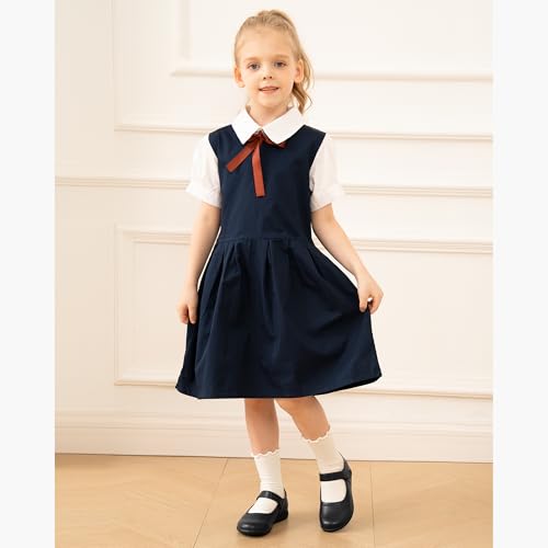 Stelle School Shoes for Girls Mary Jane Dress Shoes Uniform Flats (Little/Big Kids)3