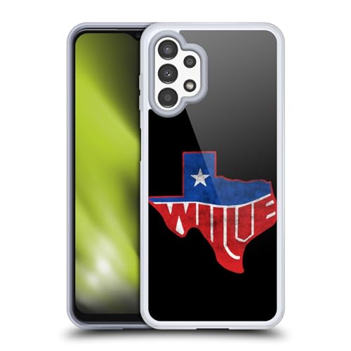 Funda de Gel Suave Samsung Galaxy A13 Willie Nelson Texas Grunge Head Case Designs
