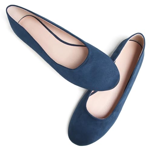 Image of SAILING LU Casual Shoes for Women Dressy Ballet Flats | Comfort Fit, Work Shoes,Casual for Women, Slip-Ons Loafers