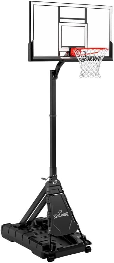 Momentous Performance Basketball Hoop - Acrylic H-Frame - Basketball Hoop - Size 54¨ - Height Adjustable - Portable - Pro SLAM Tearing Edge Including