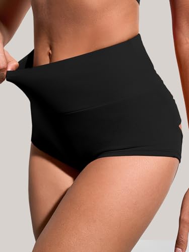 BZB Women's Cut Out Yoga Shorts Scrunch Booty Hot Pants High Waist Gym Workout Active Butt Lifting Sports Leggings2