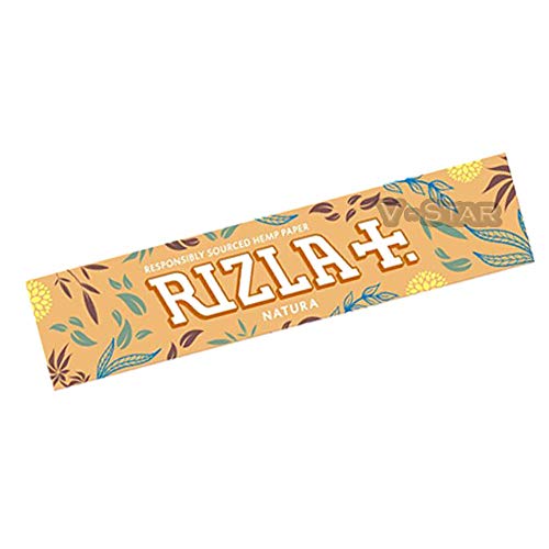 Rizla Natura KS Slim papier à rouler transparent avec filtres tips