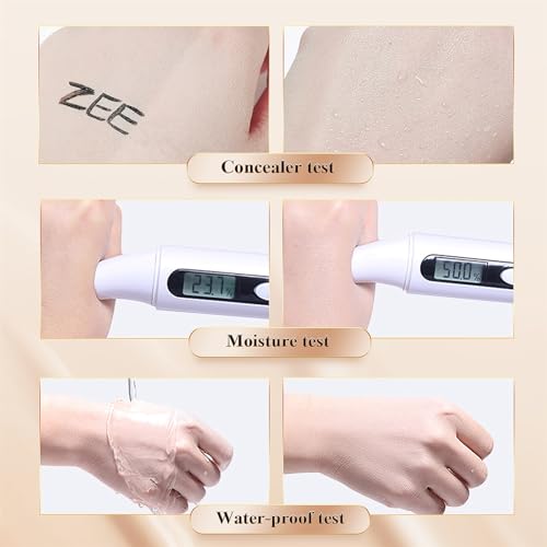 Mushroom Head Air Cushion CC Cream - BB Cream Face Makeup Foundation for Mature Skin Moisturizing Concealer Brighten Long-Lasting, Even Skin Tone for All Skin Types (2PCS Deep Color) — view 4