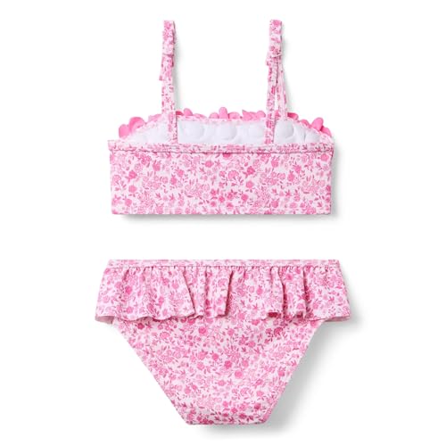 Janie and Jack Girls' Flower Two Piece Swim (Toddler/Little Big Kid)2