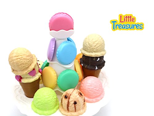 Little Treasures Tower Plus Stacking Ice Cream Balance Game with 29 pcs Fun Toy Set - Thumbnail 6