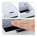 Relaxdays Cubo Basura Cocina con Sensor, Acero, Blanco, 35 X 15 X...