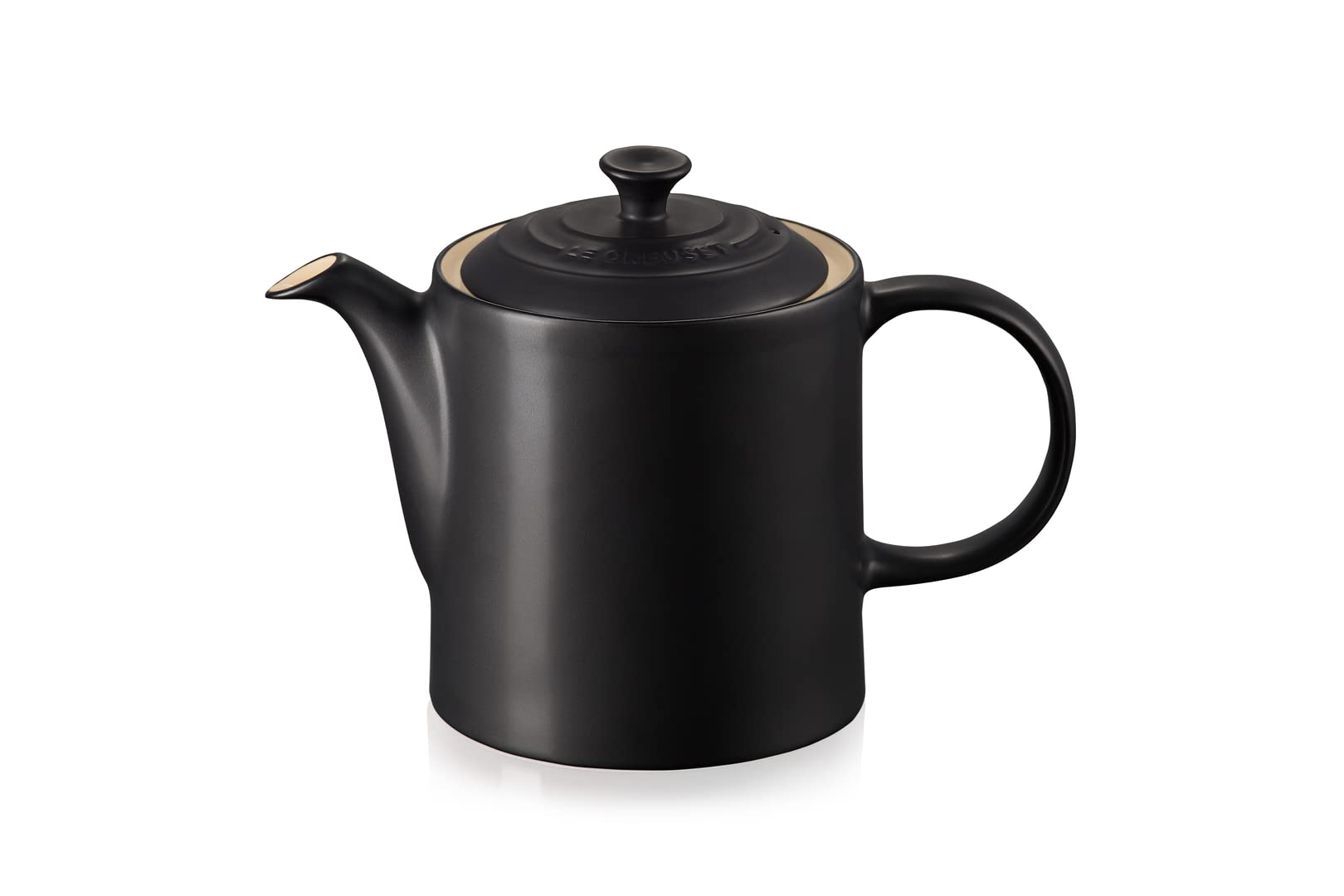 Le Creuset Grand Teapot, Stoneware, 1.3 litres, Serves 4 Cups, Matte Black, 80703130000003