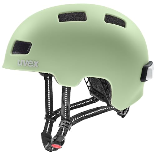 uvex City 4 - Leichter Fahrradhelm für Damen und Herren - individuelle Größenanpassung - waschbare Innenausstattung - Matcha matt - 55-58 cm