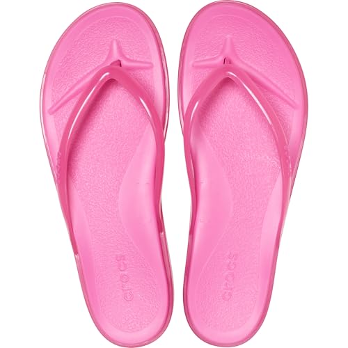 Crocs Miami Jelly Round Toe Tongs Femmes Lemonade Jelly - vue 10