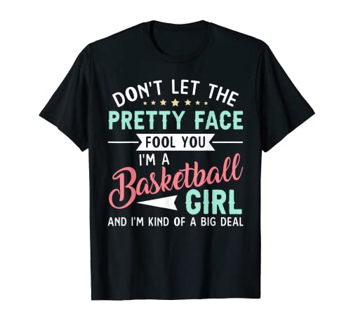 Basketballtrikot für Mädchen, lustiges Basketballspieler und Fangeschenk T-Shirt