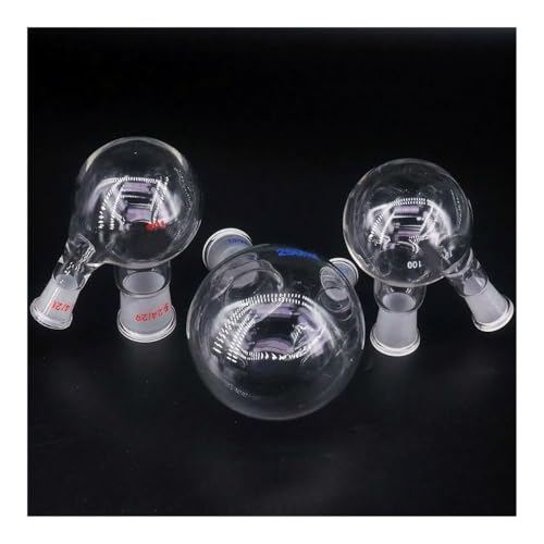 Generic - Verrerie et matériel de laboratoire Ballon d'ébullition de laboratoire à fond rond en verre borosilicaté à joint central/de branchement, 10/25/50/100/150/250 ml, 14/23, 19/26, 24/29(50ml J 24-29 24-29