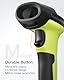 Inateck Barcode Scanner Wireless 2.4 GHz, 35 m Reichweite, Automatisches schnelles und präzises Scannen,180 Tage Standby-Zeit, BCST-60