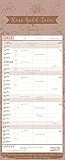  Timer für 2 Rose Gold Love 2022: Hochwertiger Familienkalender, 3 Spalten. Metallic Glanz. Ferientermine, Vorschau bis März 2023. Metallic Glanz. 19 x 47 cm.
