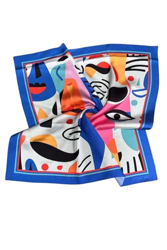 Picasso Desenli Fular Estascarf