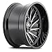 CALI OFF-ROAD 9114-22283BM Purge 9114 Gloss Black/Milled 22X12 6-139.7 -51mm 106mm