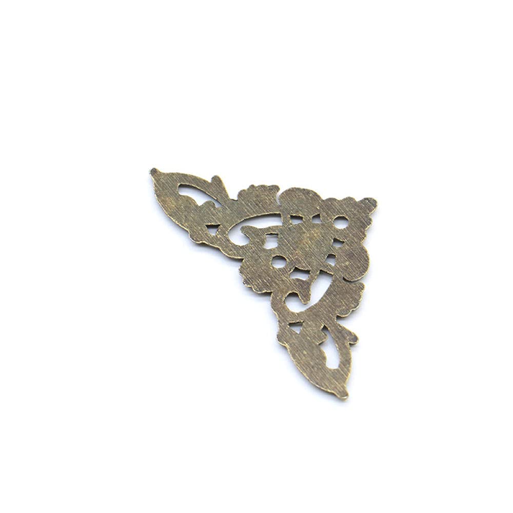 Amazon.co.jp: 4 個ブロンズジュエリーボックスブック蝶コーナー