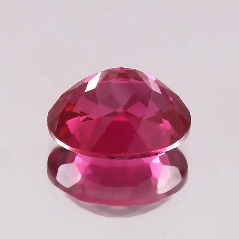 Rubis naturel ovale de 10 x 8 mm, cadeau idéal pour bijoux - 5
