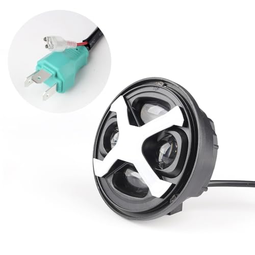 Phare LED DRL de moto pour remplacer un éclairage d'origine faible sur Bobber