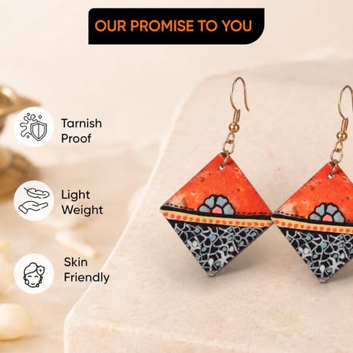 Image of Boho Chic Earrings Collection - Colorful Tassel, Chandeliers, Hoops & Huggies for Women