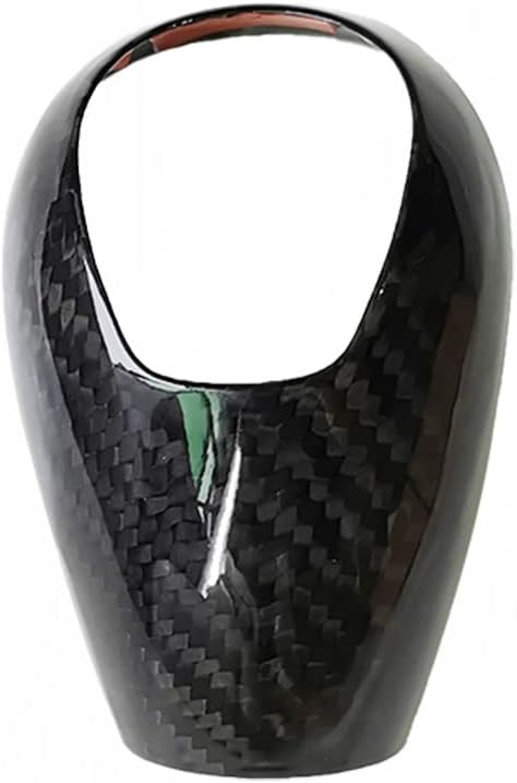 for BMW 2009-2013 M3 2005-2008 M5 2006 M6 Real Carbon Fiber Center Gear Shift Knob Head Cover Trim Protective Car Interior Accessories