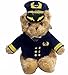 Peluche Ourson Aviateur Pilote Commandant de Bord 25 cm