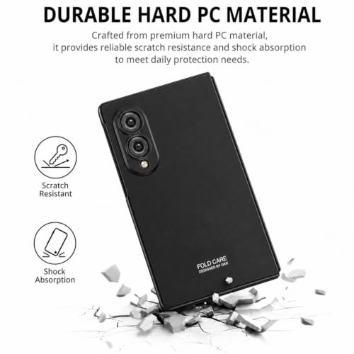 Image of TechTrendz Hard PC Ultra Slim Matte Case for Samsung Galaxy Z Fold 8,Shockproof Anti Scratch Protective Cover with Wireless Charging Compatible with Z Fold 8 5G (Black)