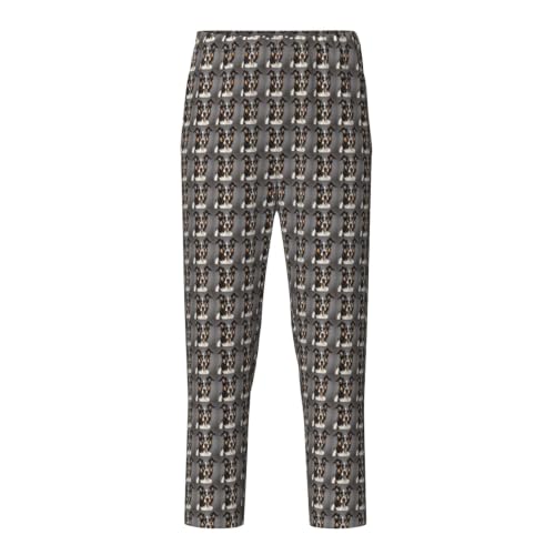 Pantalon de pyjama motif chien extensible pour vos soirées cocooning en hiver
