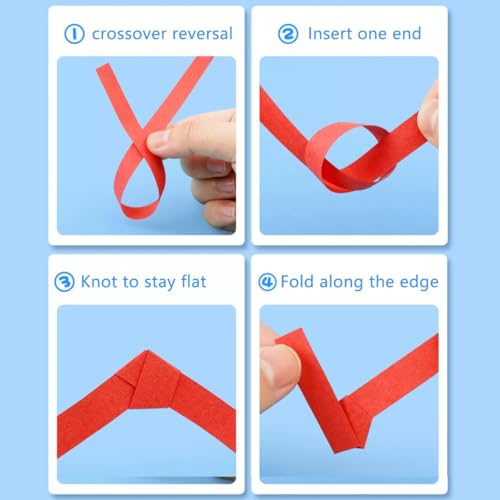 1080 folhas de papel de estrelas de origami, cor ombre, arte de origami estrela da sorte, origami de