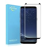 Galaxy S8 Plus Glass Screen Protector, Smiling [2 PACK] 3D Curved Touch Agility Crystal Clear Tempered Galss Screen Protector for Samsung Galaxy S8 Plus 6.2inch (black)