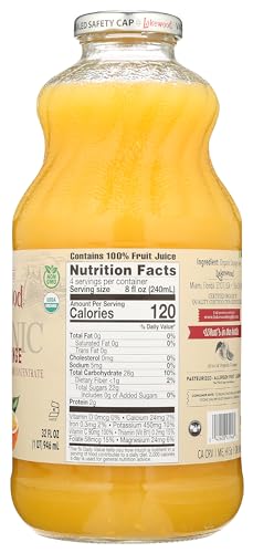 Image of Lakewood Organic Pure Orange Juice, 32 FZ