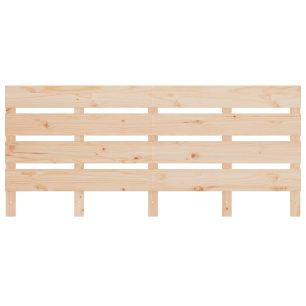 Cabecero de Cama, Cabezal De Cama, Cabecera para Cama, Cabezales Dormitorios Modernos, Madera Maciza de Pino 160x3x80 cm
