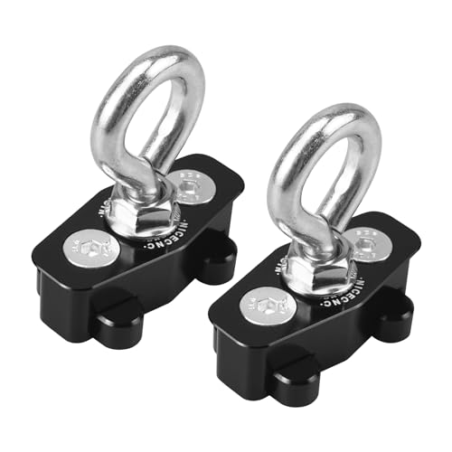 NICECNC 2PCS Lock Tie Down Anchors Aluminum LinQ Ready Compatible with Can Am X3 2017-2020 X3 R 2018-2019 X3 RR XDS 2021 X3 900 DPS HO 2018 Match Part# 715006590 See Fitments