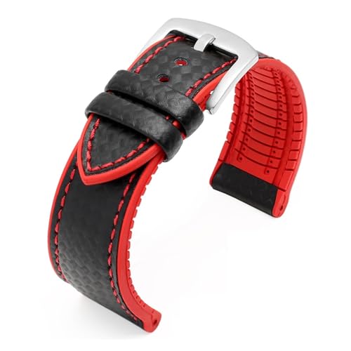 [ISIATUGQ] IK V[}X^[ Xs[h}X^[ 007 eB\ 1853 rA hXgbv 20 22mm U[ANZT[Ή VRuXbg voh(Redline-silver,21mm)