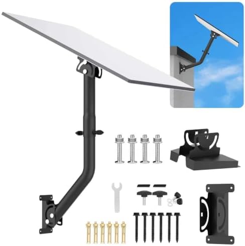 Standard 4/4x/Gen 3 Wall & Roof Mount for Starlink, Adjustable Me...