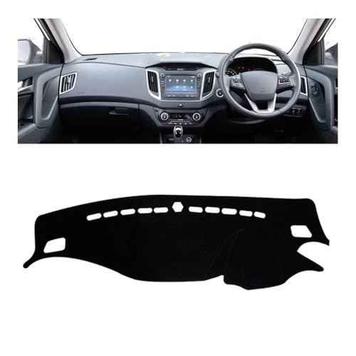 Tapis de tableau de bord anti-reflet pour voyager en Hyundai Creta RHD