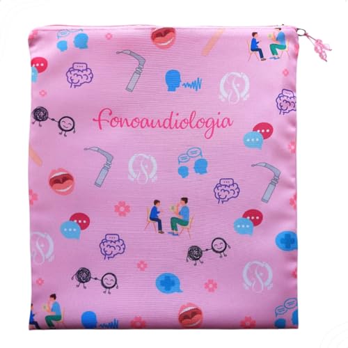 Matellassê - Porta Jaleco Enfermagem Medicina Porta Estetoscópio Organizador de bolsa Necessaire Personalizado Biomedicina Fisioterapia Veterinária Odontologia Nutrição (FONOAUDIOLOGIA)