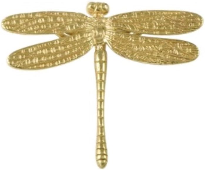 Dragonfly Drawer Knobs, Brass Dragonfly Knobs, Dragonfly Drawer Pulls,Dresser Drawer Handle Knobs for Doors Closets Drawers Wardrobes