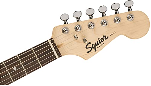 Fender Squier 3/4 Size Kids Mini Strat Electric Guitar Learn-To-Play Bundle W/ Amp, Cable, Tuner, Strap, Picks, Fender Play Online Lessons, And Austin Bazaar Instructional Dvd - Competition Orange #TOP5