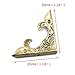 30PCS Antique Corner Bracket 30mm Scrapbook Albums Jewelry Wooden Box Decorative Protector Crafts (As Show Fits all)
