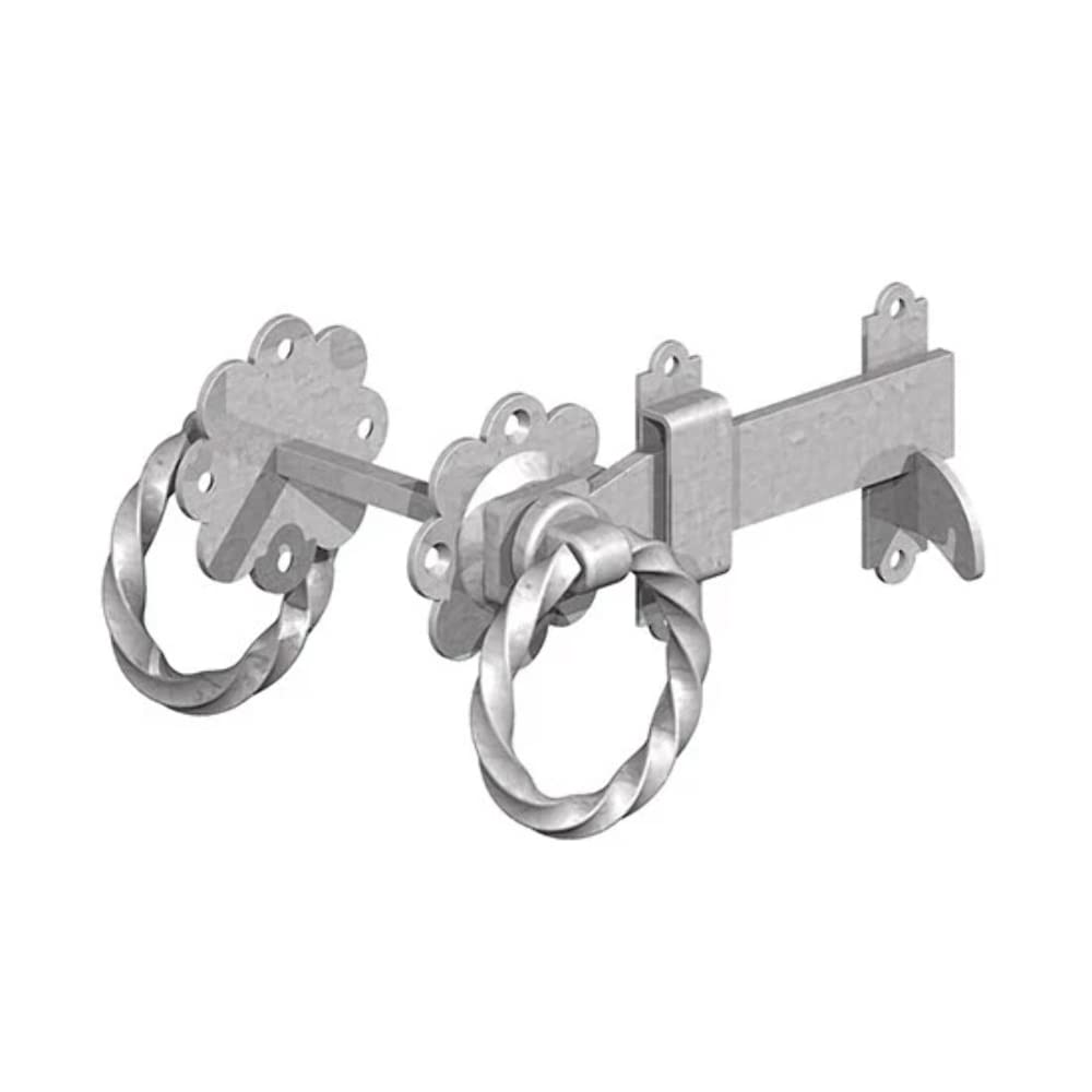 Gatemate Galvanised 5241501 P36 Twisted Ring Gate Latches, 150 Mm