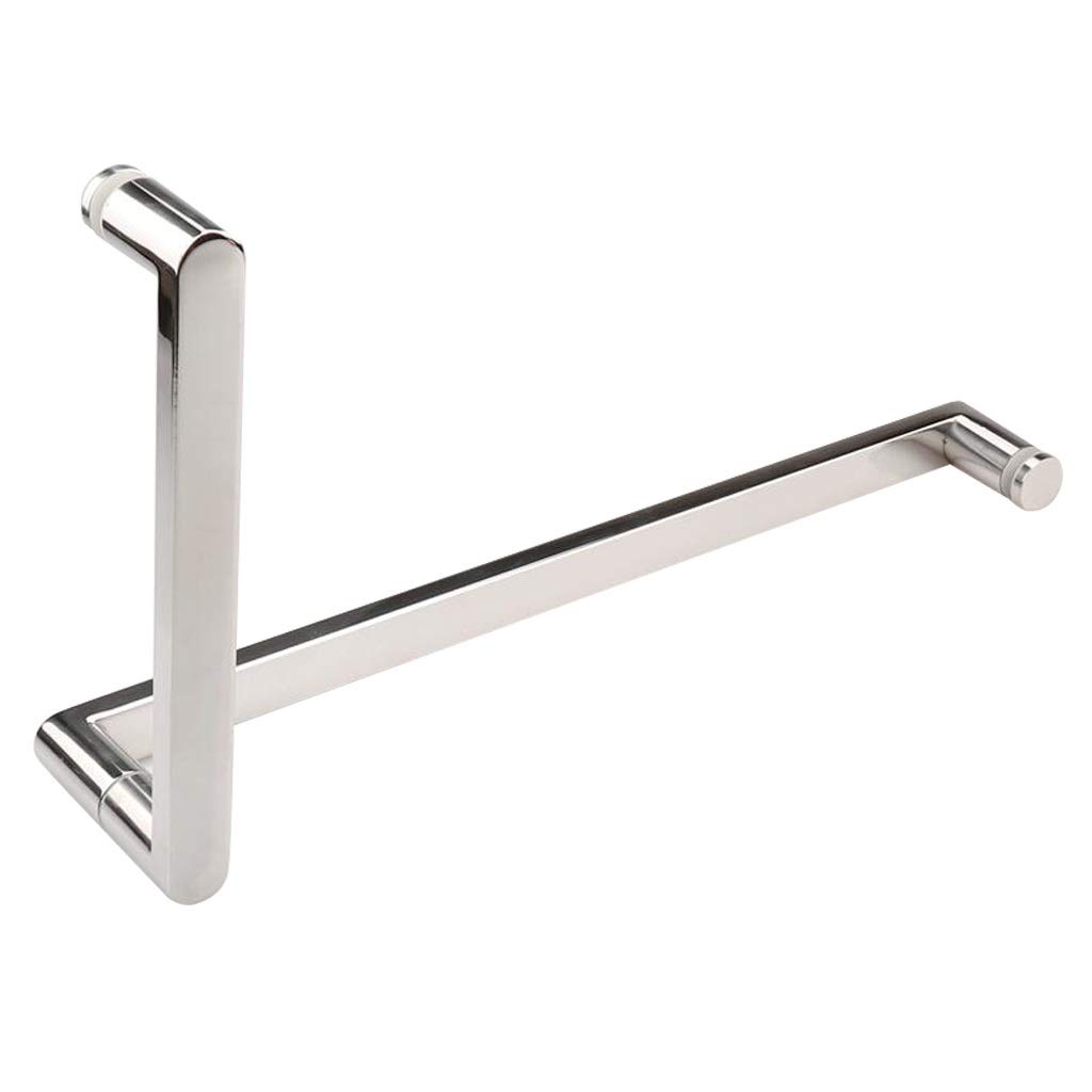 Rty-By Chrome Shower Door Handles For Both Sides Of The Glass Door Internal Shower Door Pull Knob Bar Replacement Parts For Bath/Bathroom/Shower Enclosure, Finish (Size : 225Mm+425Mm)