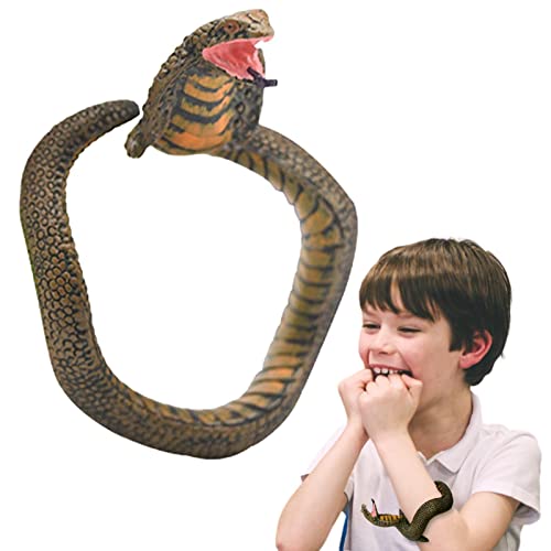 Voiakiu Pulsera de Serpiente de Halloween | Pulsera Boa con Serpiente de Juguete | Scary Simulation Cobra Anaconda Bracelet Halloween Tricky Toys para Adultos Hombres Voiakiu Pulsera de Serpiente de Halloween | Pulsera Boa con Serpiente de Juguete | Scary Simulation Cobra Anaconda Bracelet Halloween Tricky Toys para Adultos Hombres