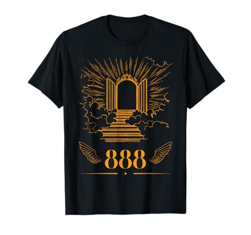 Angelic Sound Number 888 Angel Numbers Numerology Spiritual T-Shirt