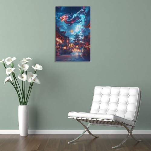 Décoration murale dragon pour habiller un mur vide - 5