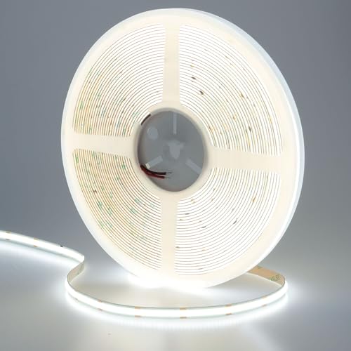 KXZM 49.2ft 15M COB LED Strip Cool White