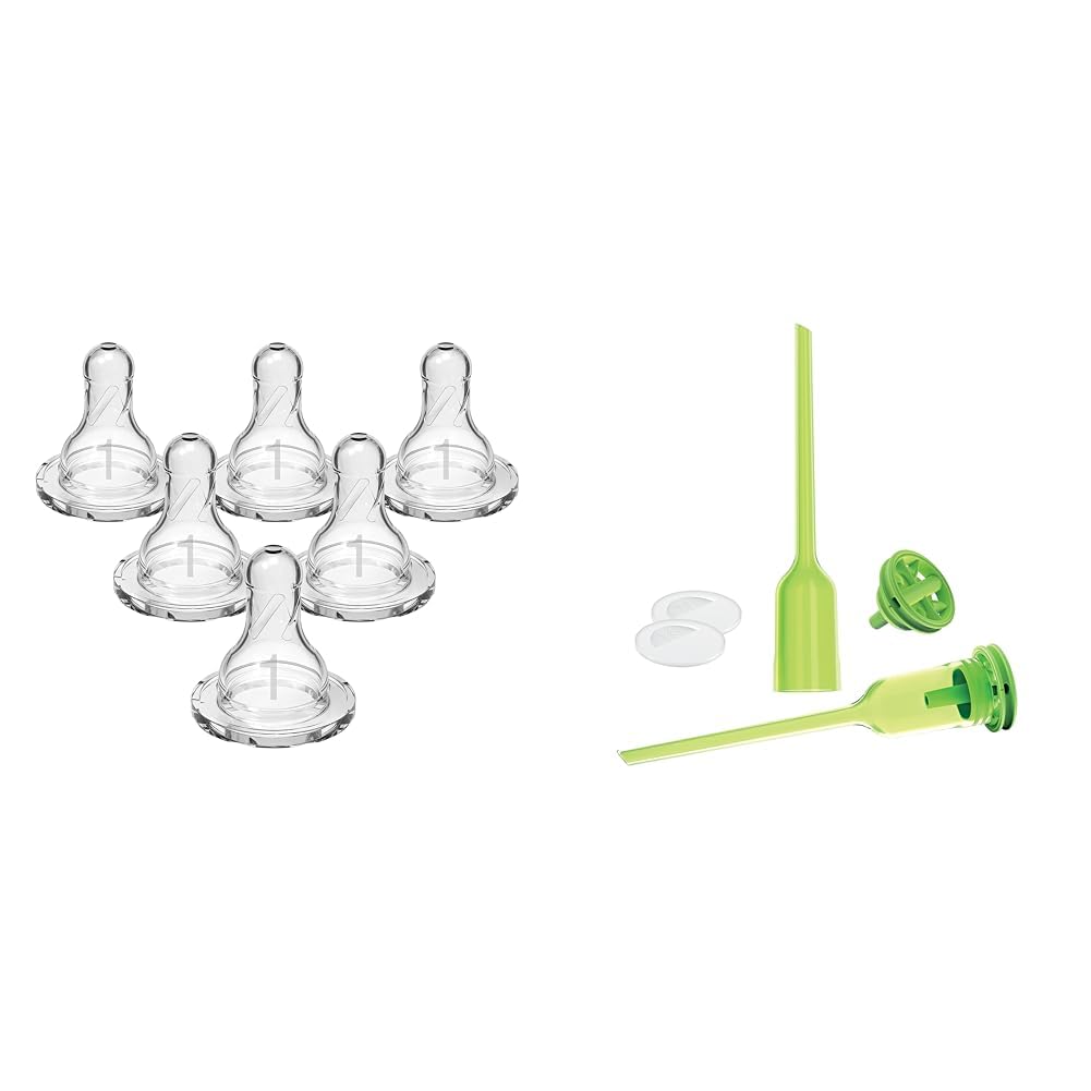 Amazon.com : Dr. Brown's Level 1 Slow Flow Silicone Nipple 6 Count