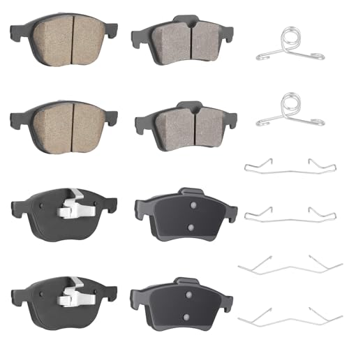 Front and Rear Ceramic Brake Pads Set