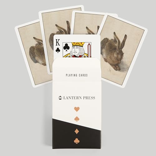 Hare (Arte Albrecht Durer) 52 Naipes Póker Tamaño miniatura 6
